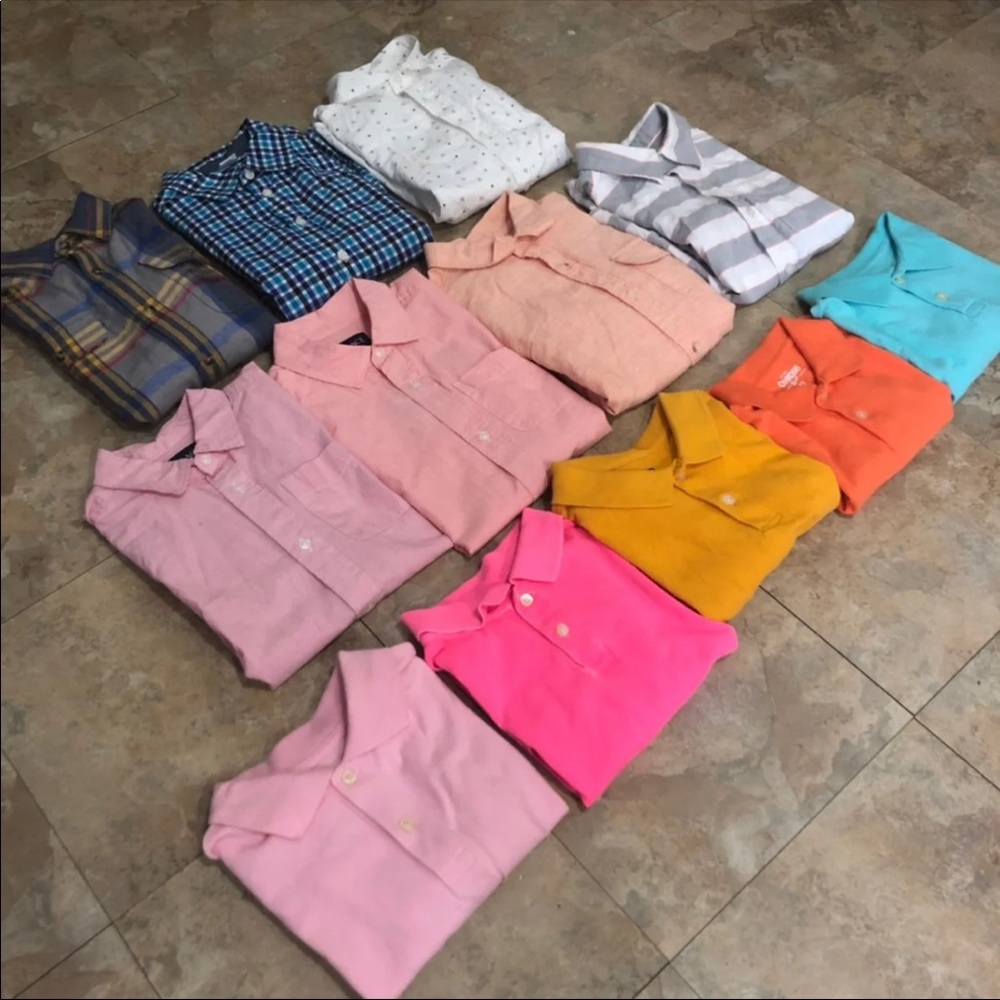 Boys Shirts & Tops Lot Size 10/12